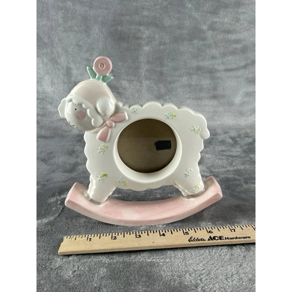 Charpente Lamb Ceramic Picture Frame Designed By Kathy Orr Nursery Decor Baby